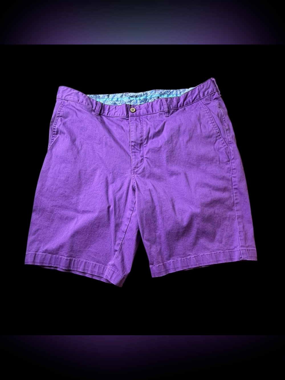 Tommy Bahama Purple Chino Shorts Sz 38